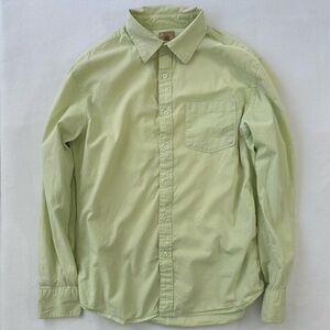 Vintage Trevero Green Button Down Long Sleeve Shirt Men’s Size Large